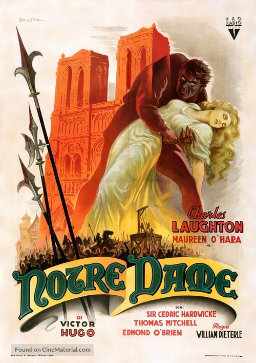 The Hunchback of Notre Dame - Italian Movie Poster