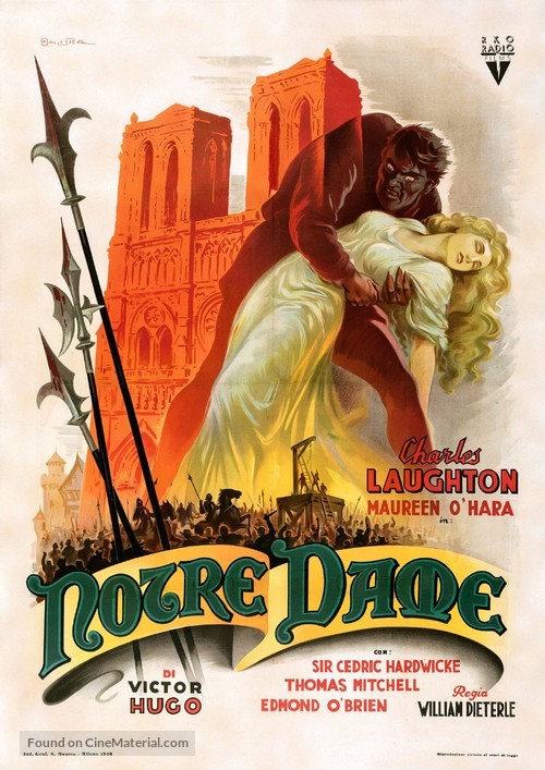 The Hunchback of Notre Dame - Italian Movie Poster