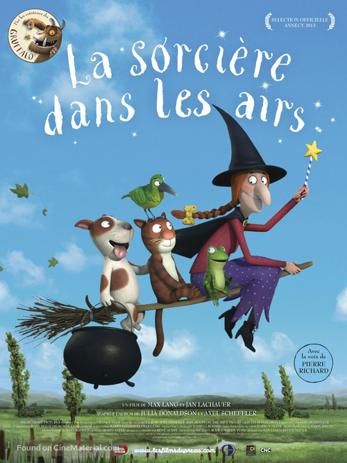 Room on the Broom - French Movie Poster