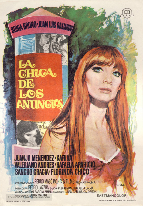 La chica de los anuncios - Spanish Movie Poster