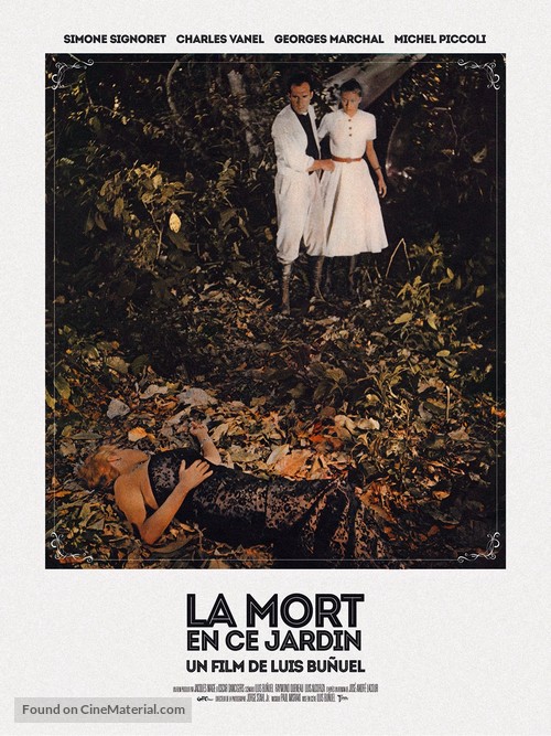 La mort en ce jardin - French Re-release movie poster