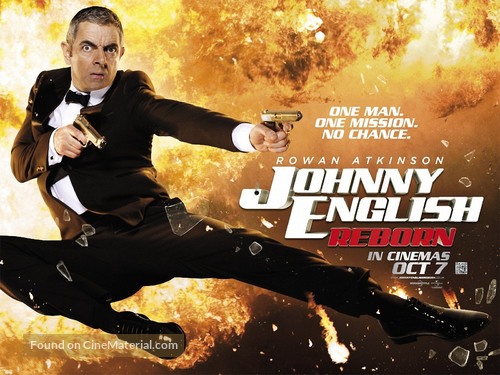 Johnny English Reborn - British Movie Poster