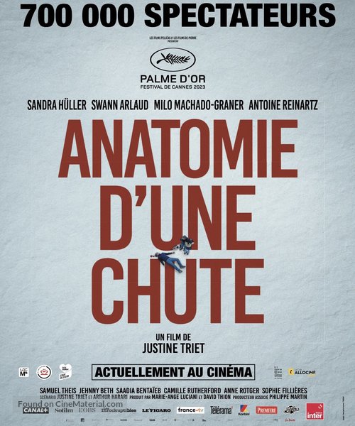 Anatomie d&#039;une chute - French poster