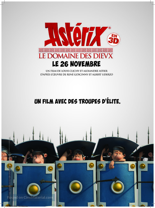 Ast&eacute;rix: Le domaine des dieux - French Movie Poster