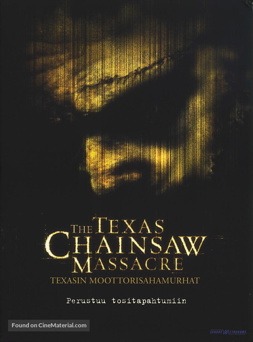 The Texas Chainsaw Massacre - Finnish DVD movie cover