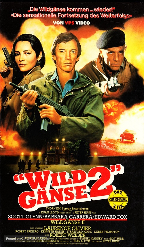 Wild Geese II - German VHS movie cover