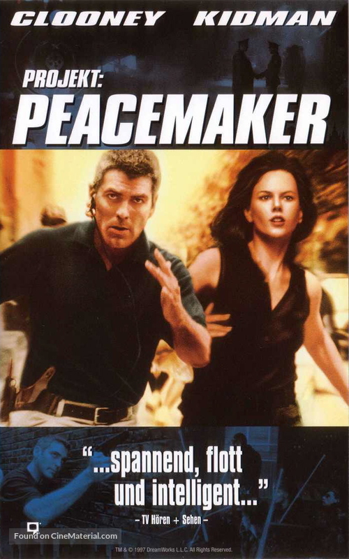 The Peacemaker - German VHS movie cover