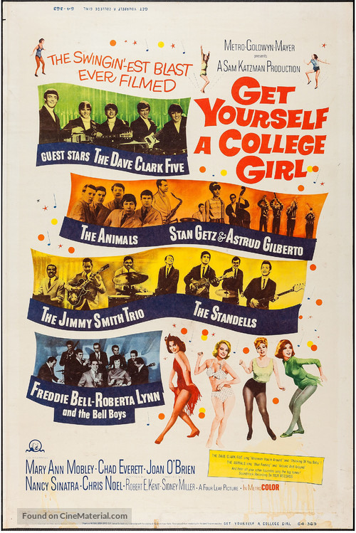 Get Yourself a College Girl - Movie Poster