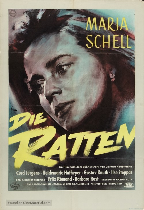 Die Ratten - German Movie Poster