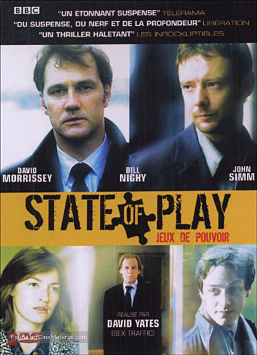 &quot;State of Play&quot; - French DVD movie cover