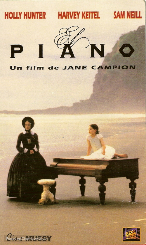 The Piano - Spanish VHS movie cover