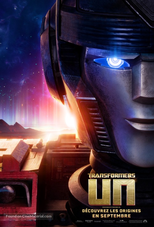 Transformers One - Canadian Movie Poster