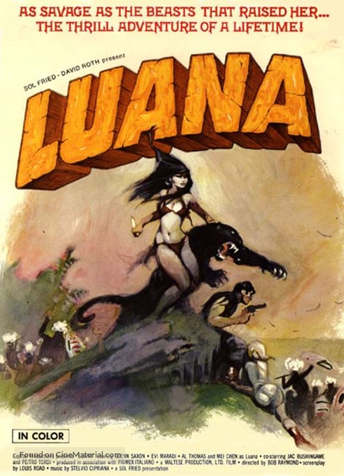 Luana la figlia delle foresta vergine - Movie Poster