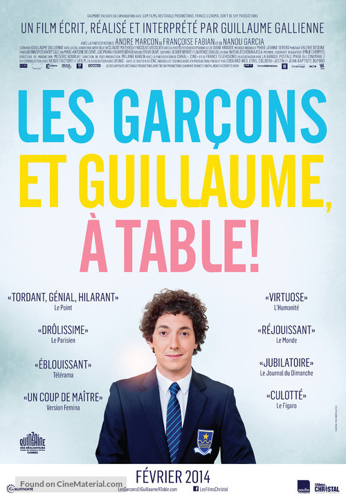 Les gar&ccedil;ons et Guillaume, &agrave; table! - Canadian Movie Poster