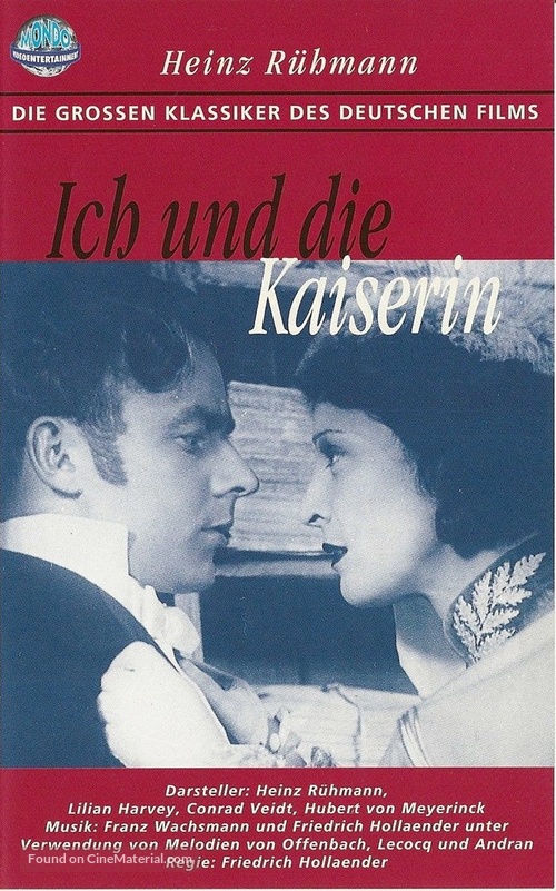 Ich und die Kaiserin - German VHS movie cover