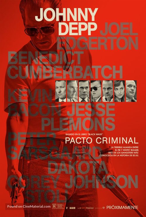 Black Mass - Argentinian Movie Poster