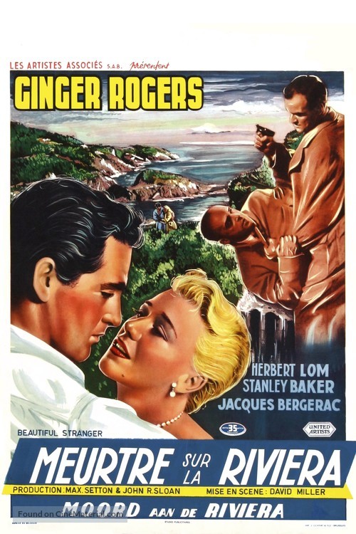 Beautiful Stranger - Belgian Movie Poster