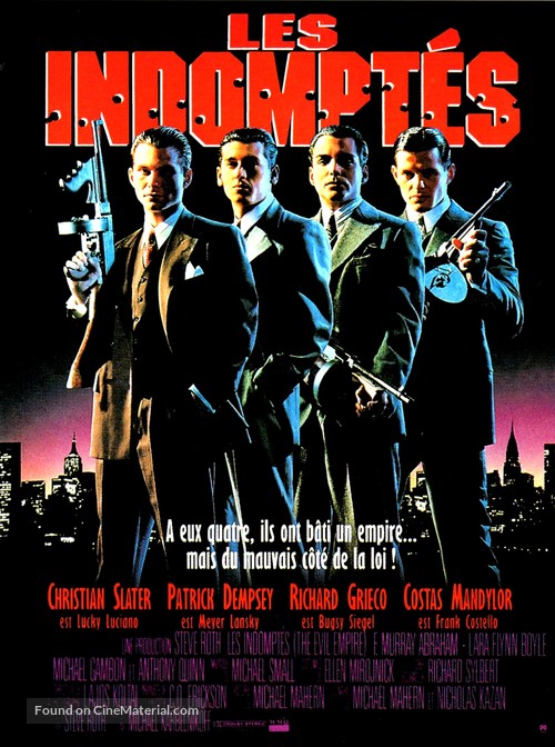 Mobsters - French Movie Poster