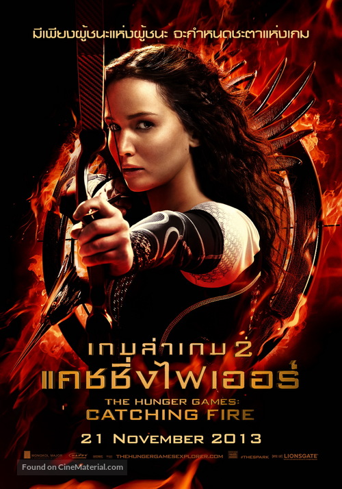 The Hunger Games: Catching Fire - Thai Movie Poster