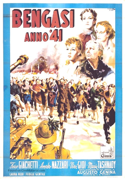 Bengasi - Italian Movie Poster