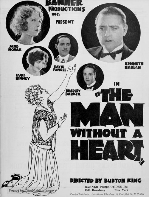 The Man Without a Heart - Movie Poster