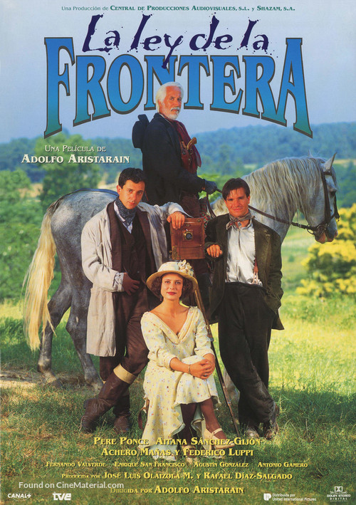 La ley de la frontera - Spanish Movie Poster