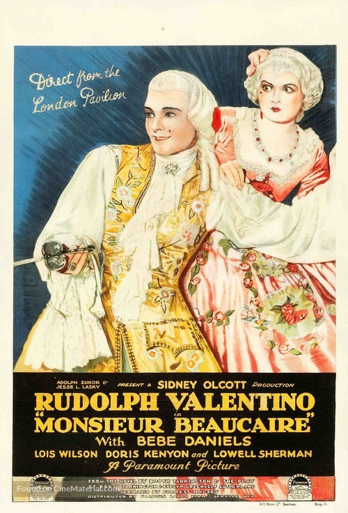 Monsieur Beaucaire - British Movie Poster