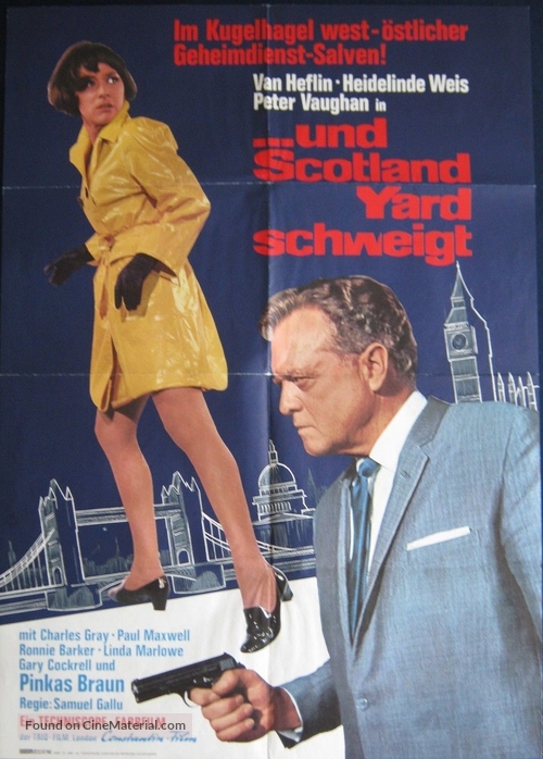 The Man Outside - German Movie Poster