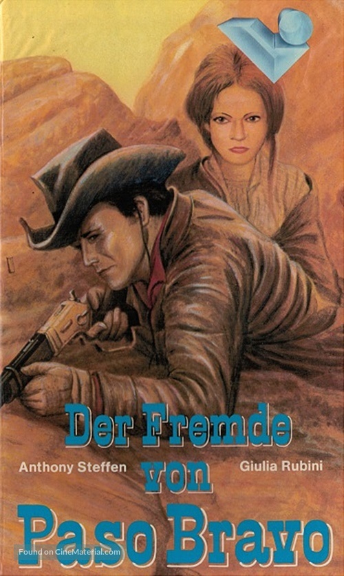 Uno straniero a Paso Bravo - German VHS movie cover