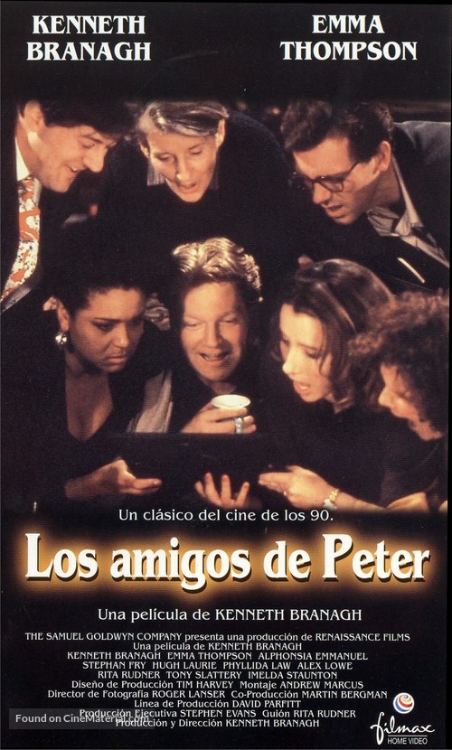 Peter&#039;s Friends - Spanish VHS movie cover