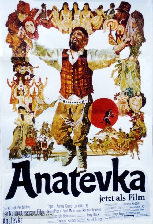 Fiddler on the Roof - German Movie Poster