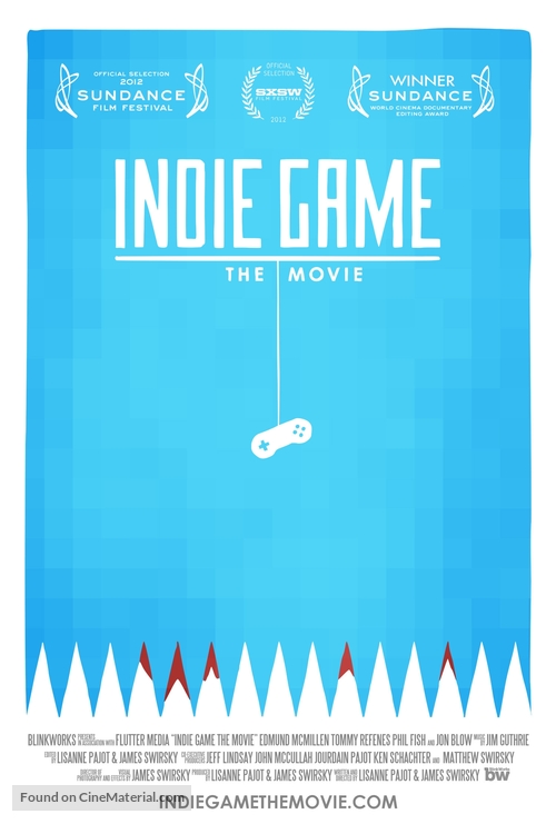 Indie Game: The Movie - Canadian Movie Poster