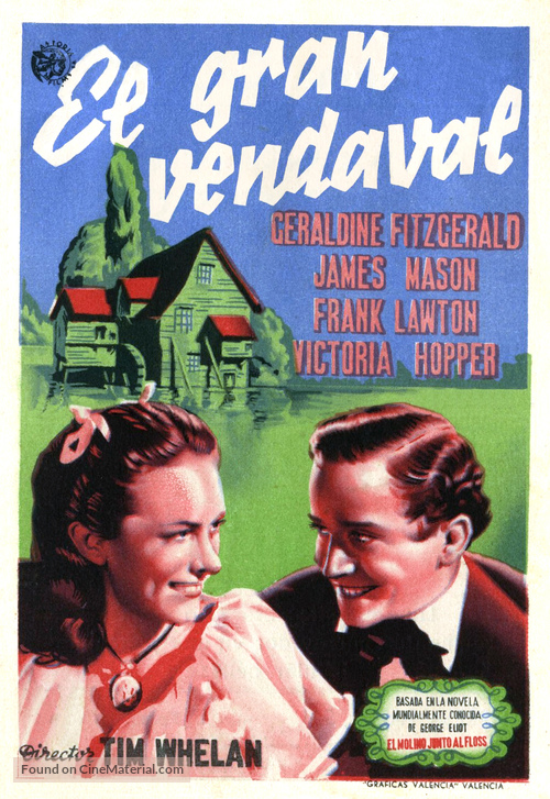 The Mill on the Floss - Spanish Movie Poster
