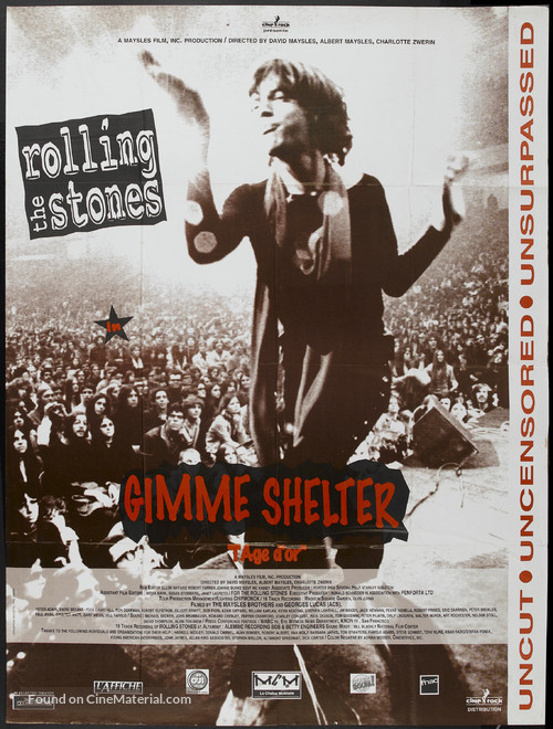 Gimme Shelter - French Movie Poster