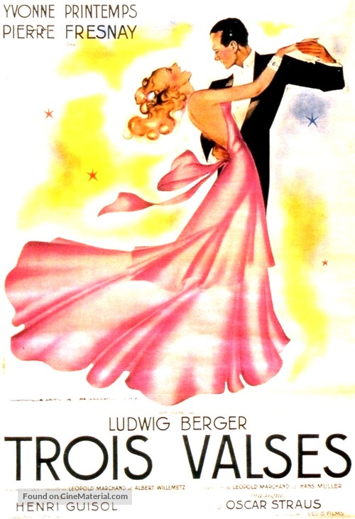 Les trois valses - French Movie Poster