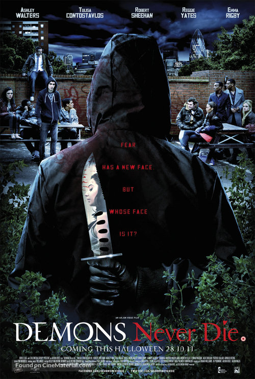 Demons Never Die - British Movie Poster