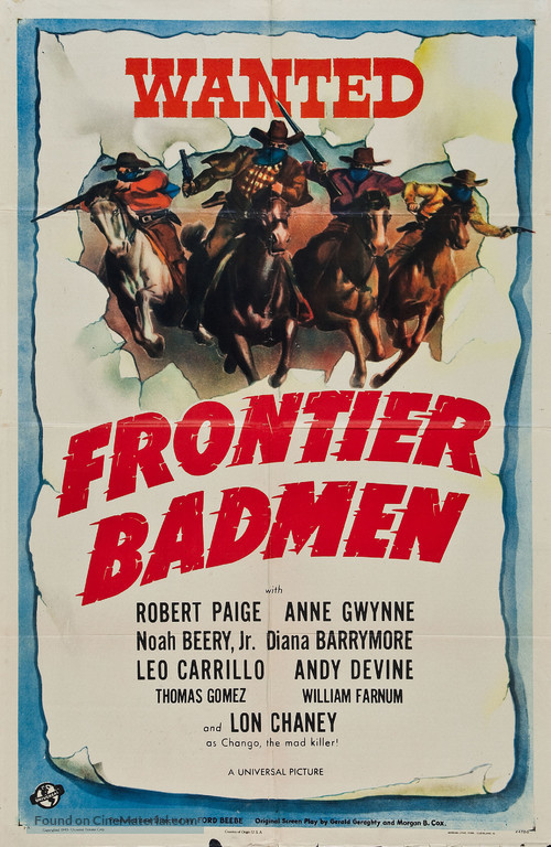 Frontier Badmen - Movie Poster