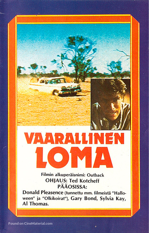 Wake in Fright - Finnish VHS movie cover