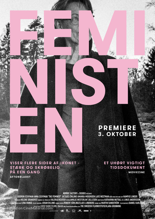 The Feminist: a Swedish Inspiration - Danish Movie Poster