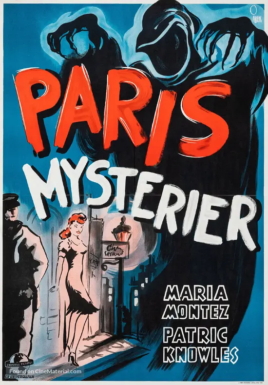 Mystery of Marie Roget - Swedish Movie Poster