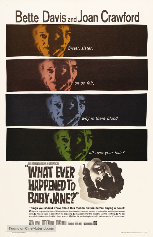 What Ever Happened to Baby Jane? - Theatrical movie poster