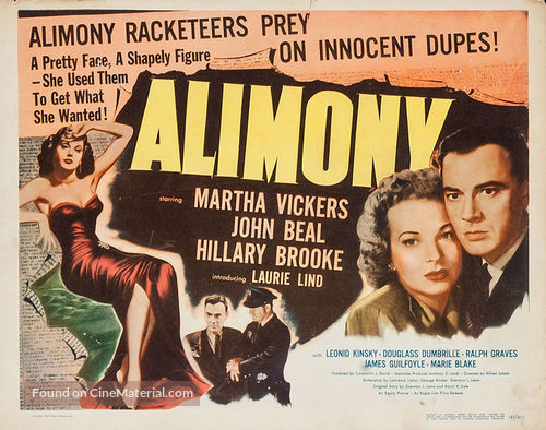 Alimony - Movie Poster