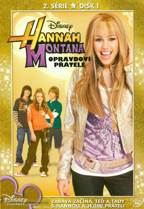 &quot;Hannah Montana&quot; - Czech DVD movie cover