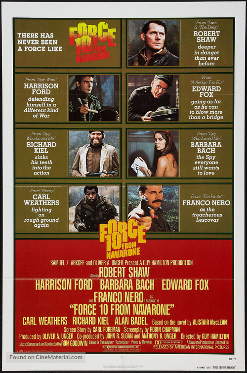 Force 10 From Navarone - Movie Poster