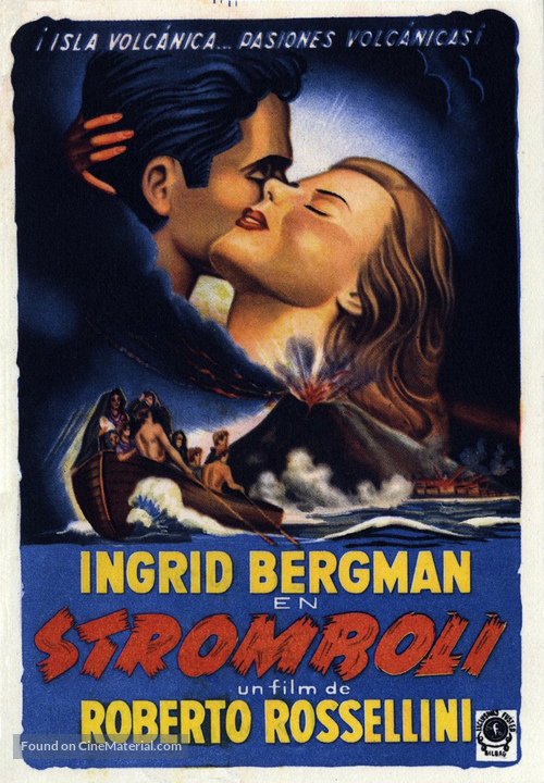 Stromboli - Spanish Movie Poster