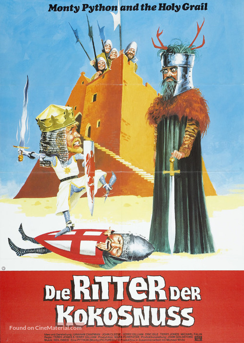 Monty Python and the Holy Grail - German Movie Poster