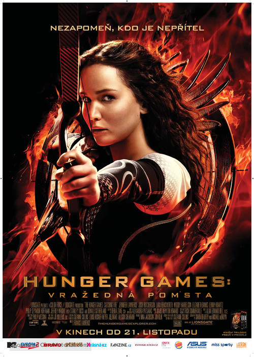 The Hunger Games: Catching Fire - Czech Movie Poster