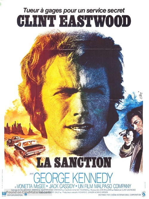 The Eiger Sanction - French Movie Poster