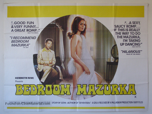 Mazurka p&aring; sengekanten - British Movie Poster