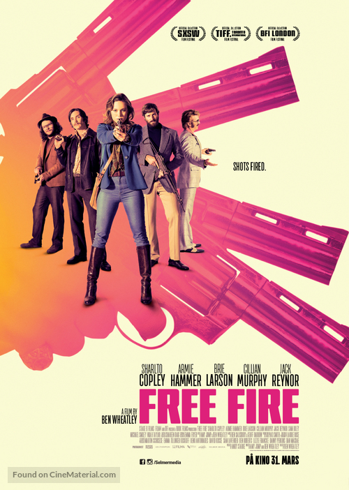 Free Fire - Norwegian Movie Poster